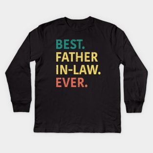 Best Father In Law Ever Kids Long Sleeve T-Shirt